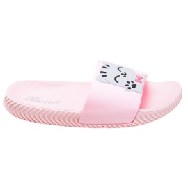 Bona Pink Slippers With An Application Bona Pink Slippers With An Application