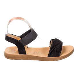 SHELOVET Slip-on Sandals black SHELOVET Slip-on Sandals black