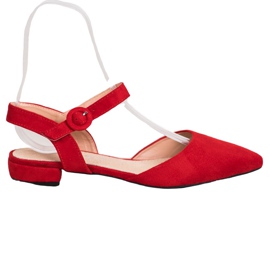 Goodin Red Pumps With A Open Heel