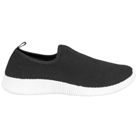 SHELOVET Sport Slip On Shoes black