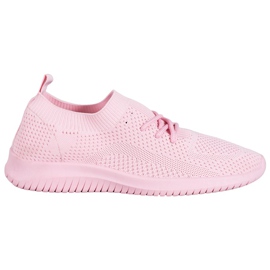 SHELOVET Low Sport Shoes pink
