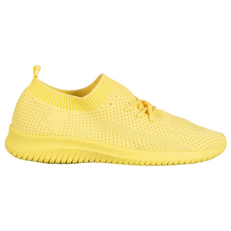 SHELOVET Low Sport Shoes yellow