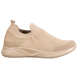 Super Mode Beige Sport Shoes