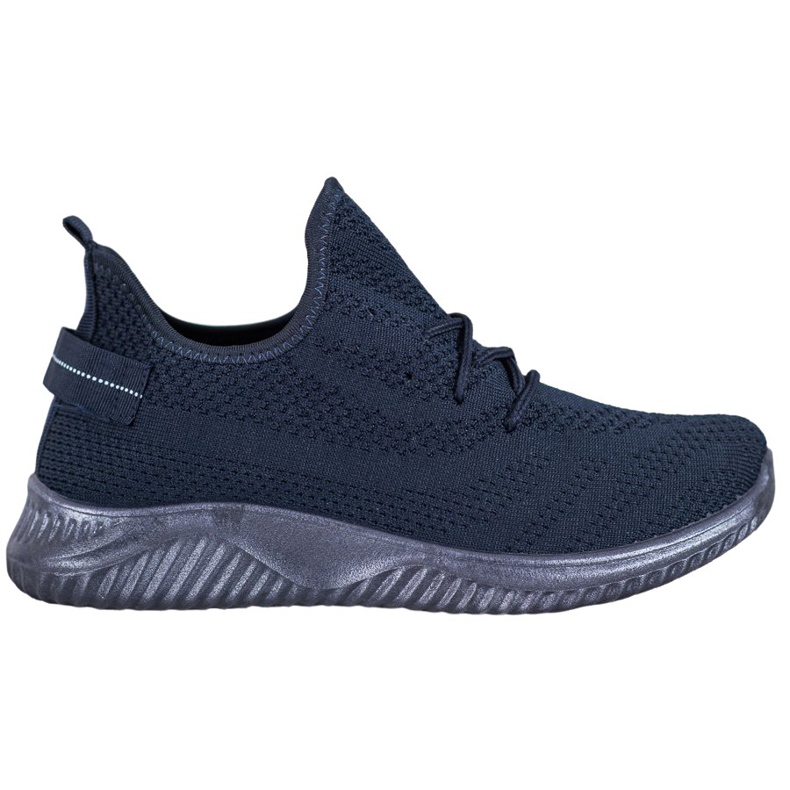 Super Mode Navy blue openwork sneakers