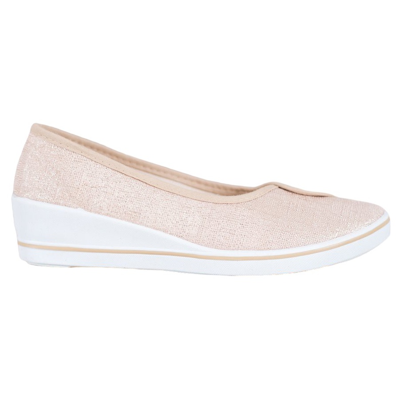 Comer Ballerina With Glitter brown yellow