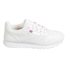 SHELOVET Tied Shoes In Eco Leather white SHELOVET Tied Shoes In Eco Leather white