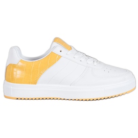 SHELOVET Stylish Shoes On The Platform white SHELOVET Stylish Shoes On The Platform white
