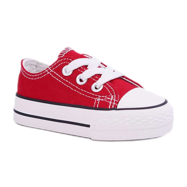 FRROCK Children's Red Filemon Classic Sneakers white