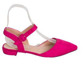 Goodin Pink Pumps With A Open Heel