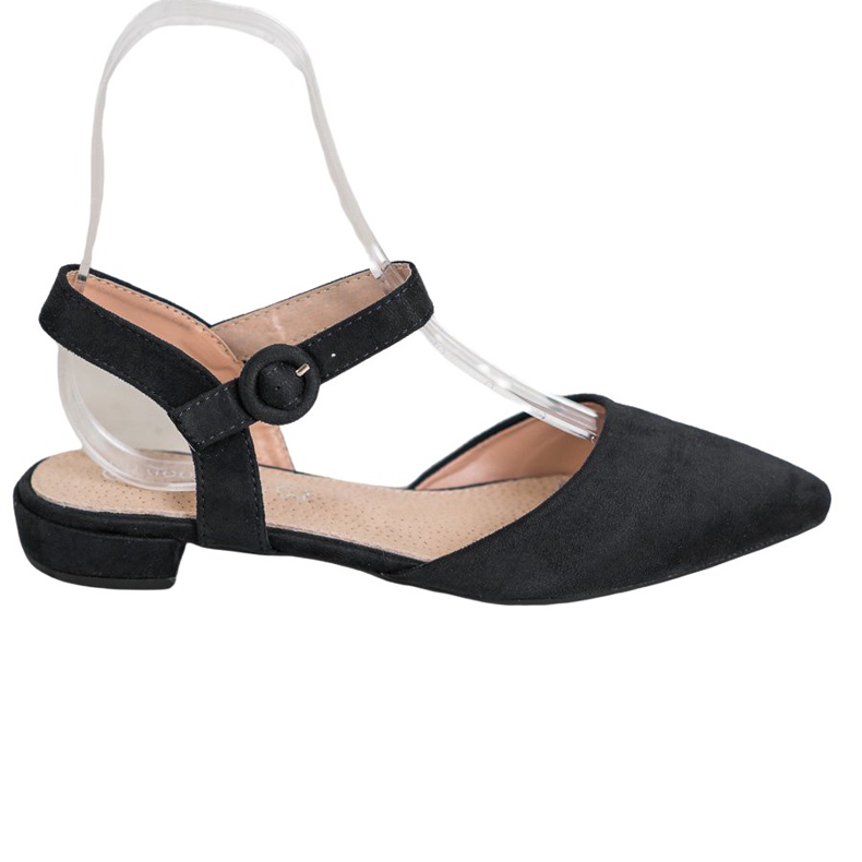 Goodin Black Pumps With A Open Heel