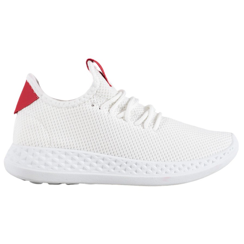 SHELOVET Comfortable Openwork Shoes white red