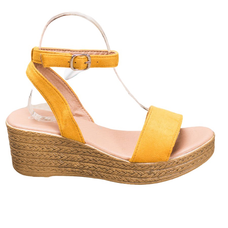 Renda Light Wedge Sandals yellow