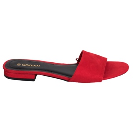 Goodin Flip-flops on a flat heel red Goodin Flip-flops on a flat heel red