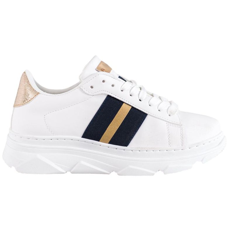 Weide Sneakers On The Platform white black yellow