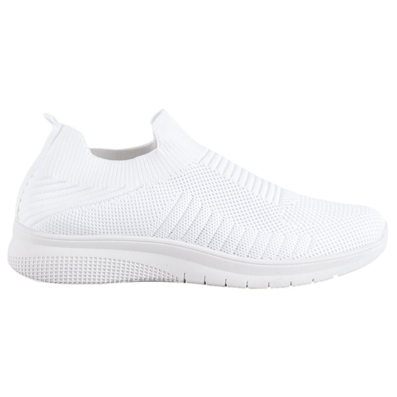 SHELOVET Textile Slip-On Shoes white