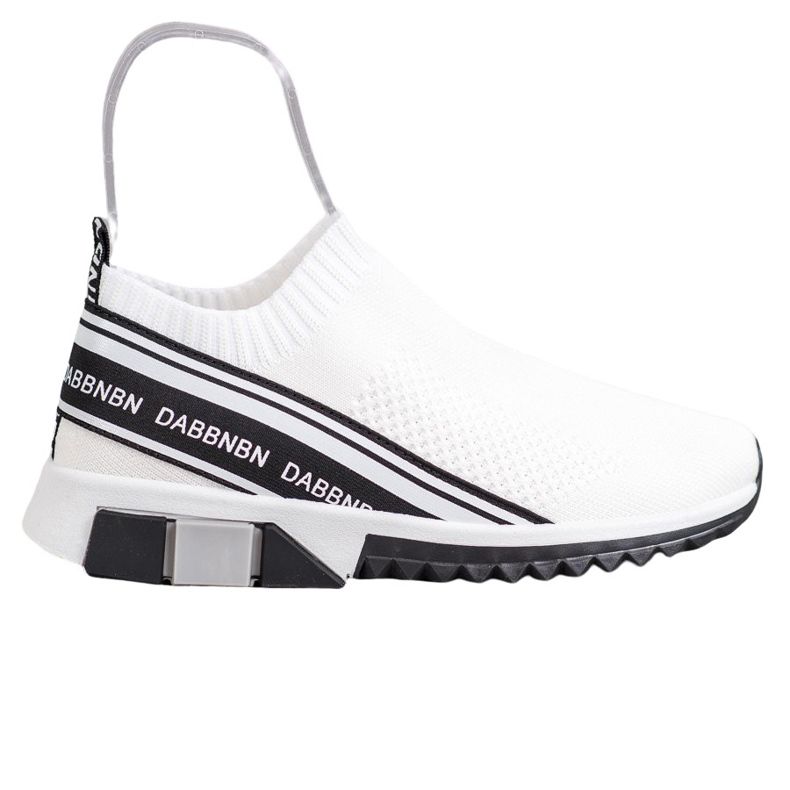 SHELOVET Textile Sport Shoes white black