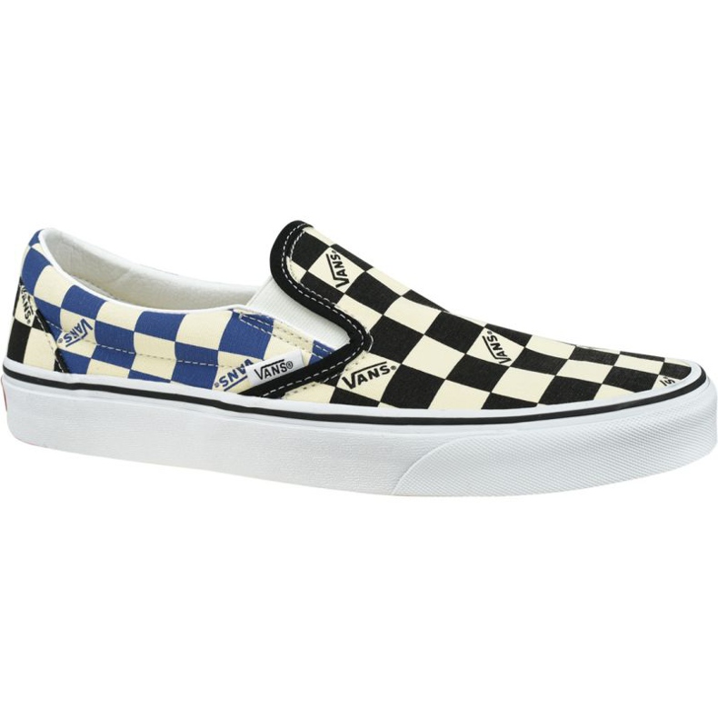 Vans Classic Slip-On Big Check M VN0A4U38WRT beige black blue multicolored Vans Classic Slip-On Big Check M VN0A4U38WRT beige black blue multicolored