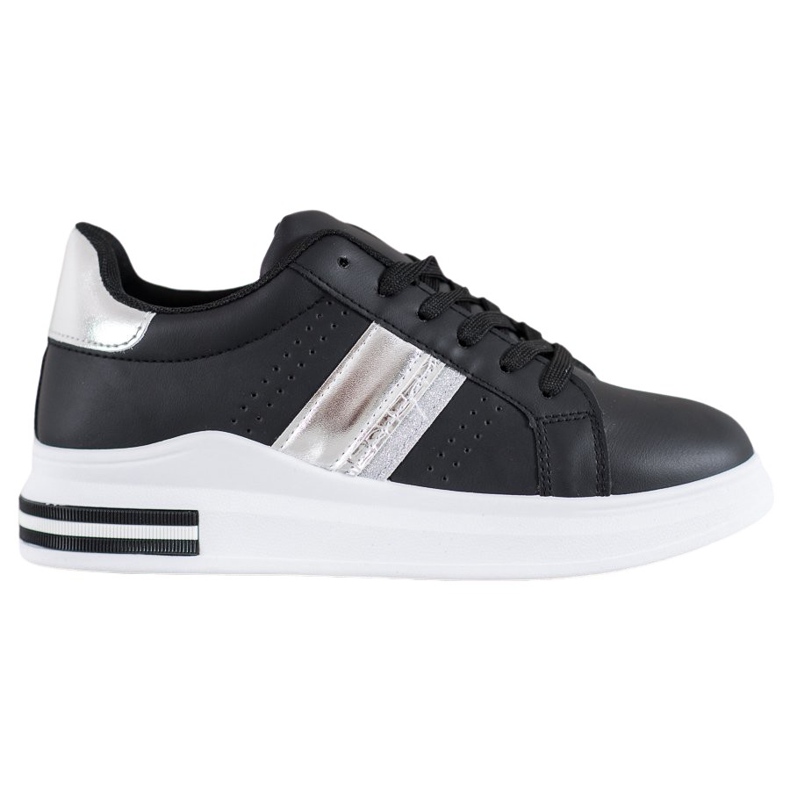 SHELOVET Eco Leather Sneakers black SHELOVET Eco Leather Sneakers black