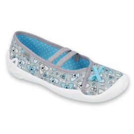 Befado children's shoes 116Y274 blue grey