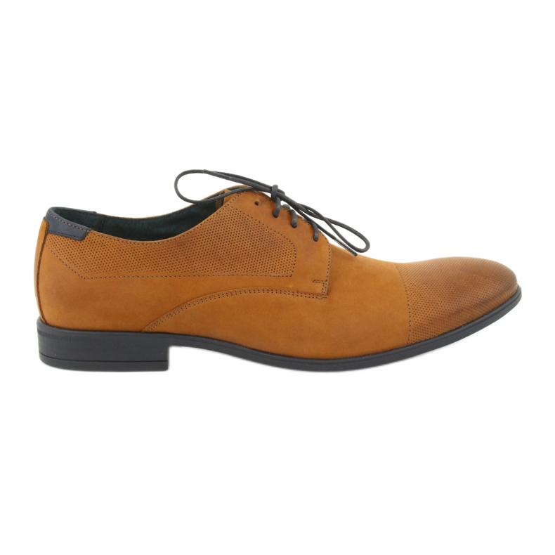 Pilpol Men's leather shoes 1730 brown