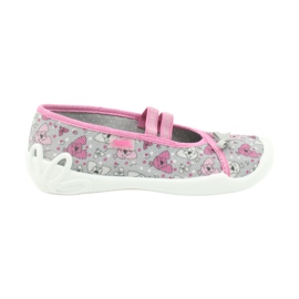 Befado children's shoes 116Y273 pink grey Befado children's shoes 116Y273 pink grey