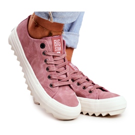 Women's Sneakers Big Star Pink GG274111 Women's Sneakers Big Star Pink GG274111