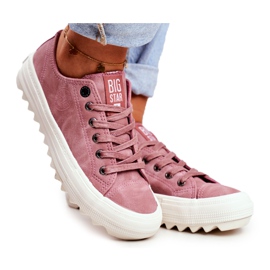 Women's Sneakers Big Star Pink GG274111