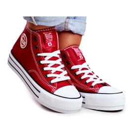 Women's Sneakers Big Star Red GG274014