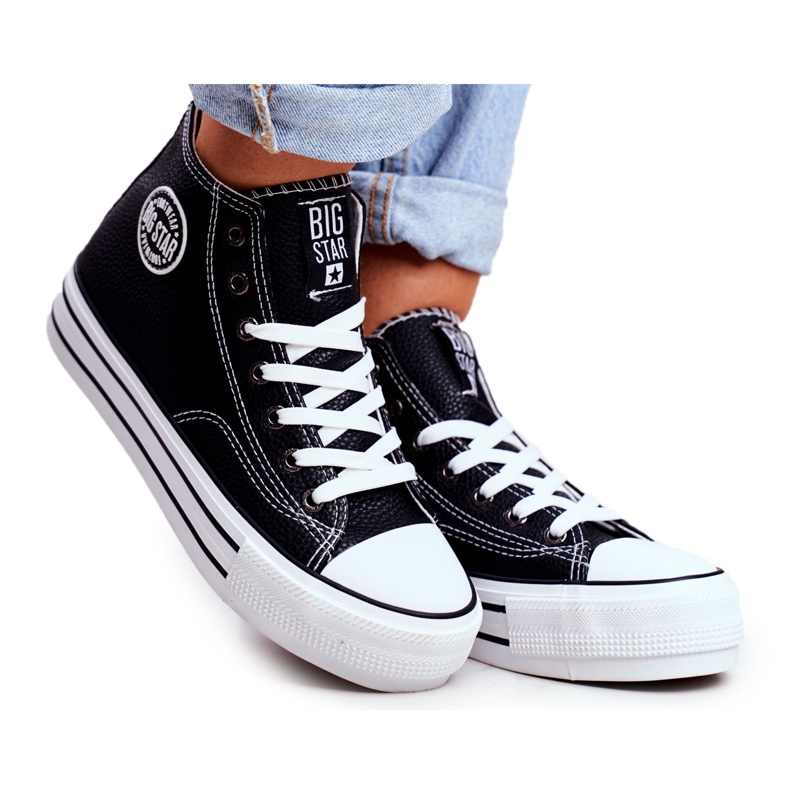 Women's Sneakers Big Star Black GG274012