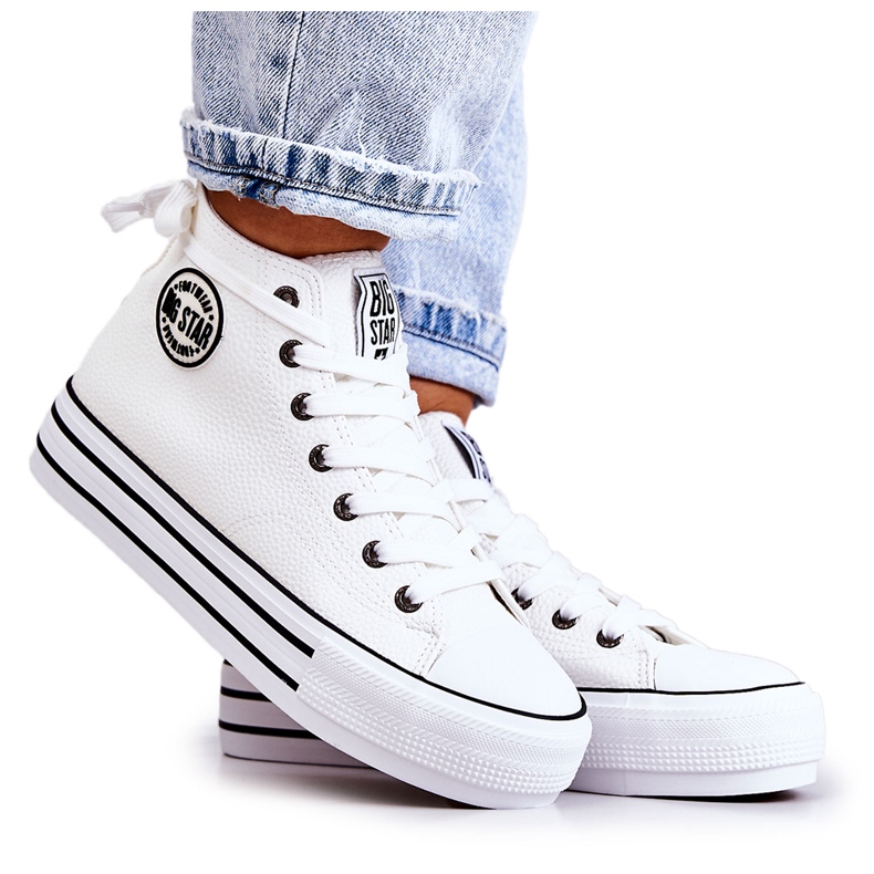 Women's Sneakers Big Star White GG274013 Women's Sneakers Big Star White GG274013