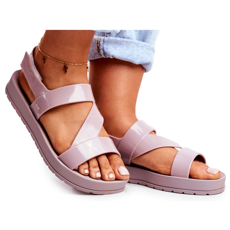 Women's Sandals Fragrant Rubber ZAXY Beige DD285066
