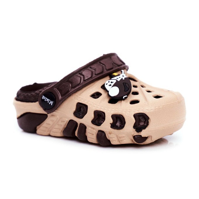 Children's Brown Foam Crocs Brown Plane Donald