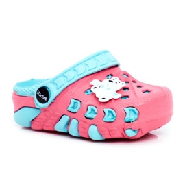 Children's Slippers Foam Crocs Red Polar Bear Oddie blue