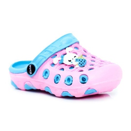 Children's Slippers Foam Crocs Pink Rabbit Zoë