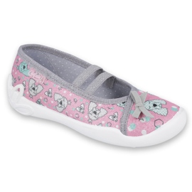 Befado children's shoes 116X282 pink grey