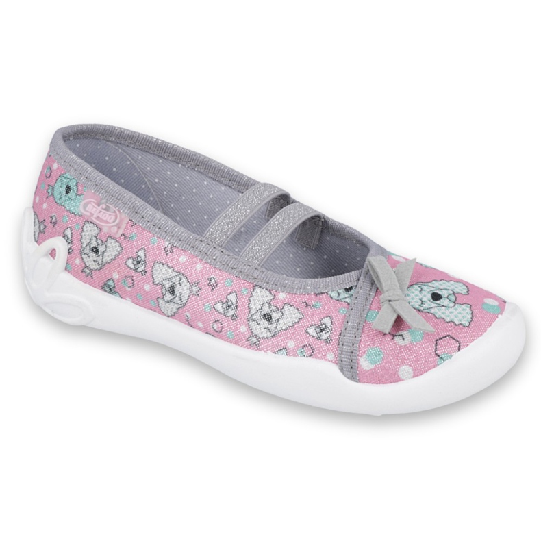 Befado children's shoes 116X282 pink grey