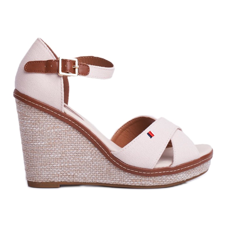 SEA Women's Sandals On Wedge Beige LaMane SEA Women's Sandals On Wedge Beige LaMane