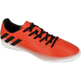 Indoor shoes adidas Messi 16.4 In M BA9026 red oranges and reds Indoor shoes adidas Messi 16.4 In M BA9026 red oranges and reds