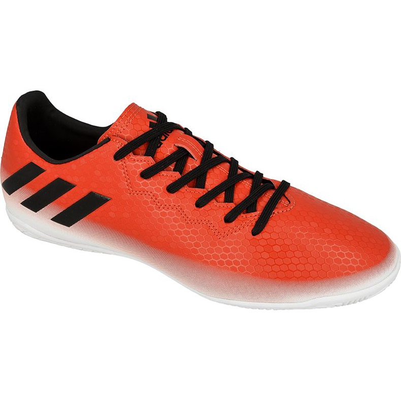 Indoor shoes adidas Messi 16.4 In M BA9026 red oranges and reds Indoor shoes adidas Messi 16.4 In M BA9026 red oranges and reds