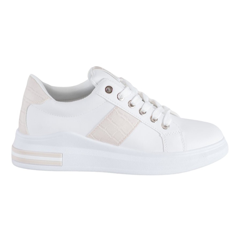 RTX WALK Sneakers With Beige Inserts white pink