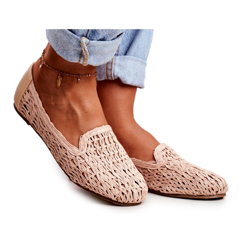 Women's Ballerinas Lu Boo Braided Beige 4Ever