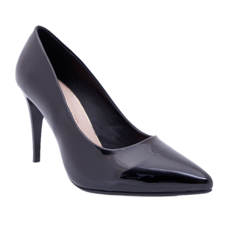 Sergio Leone Pumps on a Black Lacquered Nebraska