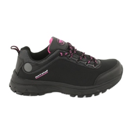 American Club HL05 waterproof softshell sports shoes black pink