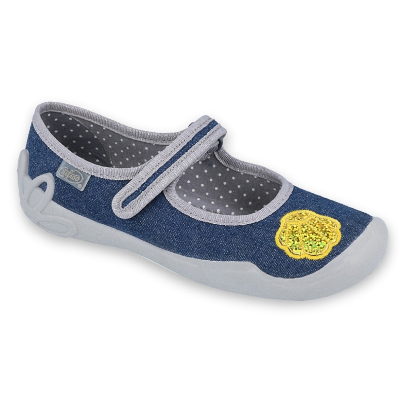 Befado children's shoes 114Y399 navy blue grey