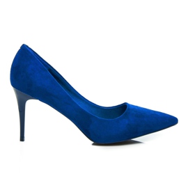 Comer Suede high heels blue