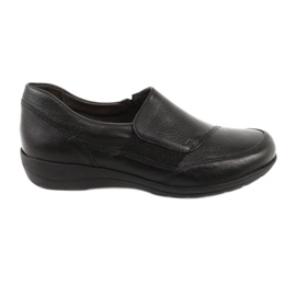 Caprice low slip on women's shoes t.H black
