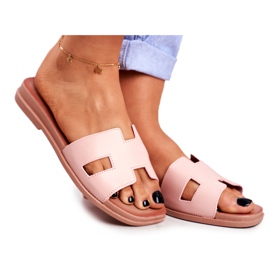 BUGO Women's Slippers Pink Geometric Classic Theodora