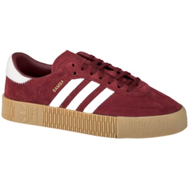 Adidas Originals Sambarose W F36268 shoes red grey Adidas Originals Sambarose W F36268 shoes red grey