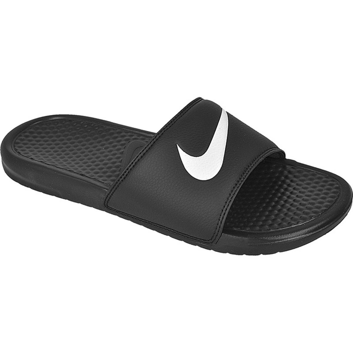 Nike Sportswear Benassi Swoosh M 312618 011 slides black black