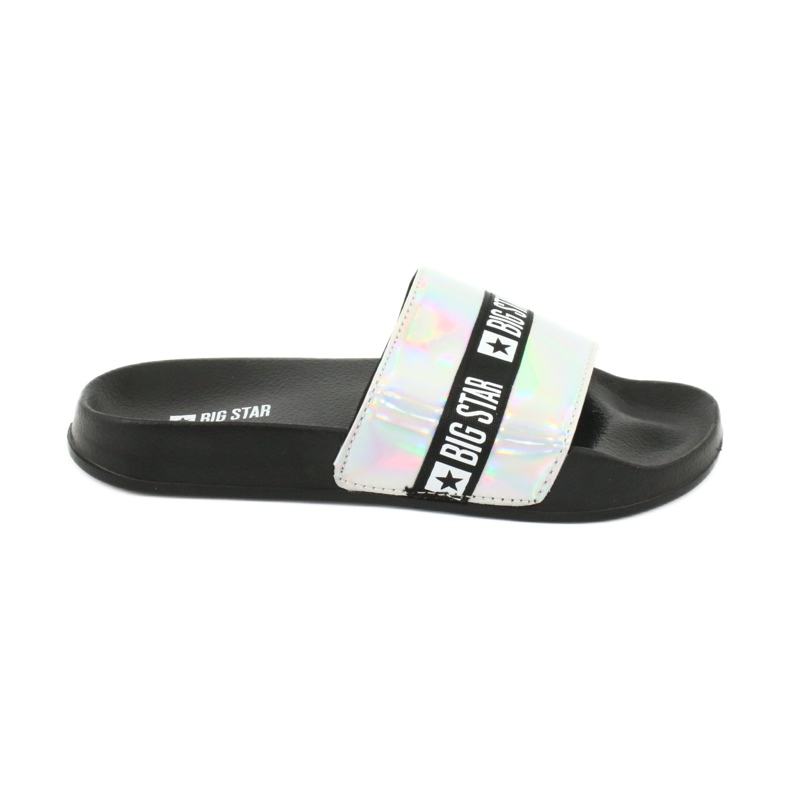 HOLO Big Star 274A005 women's slippers black grey
